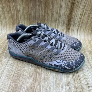 Merrell Trail Glove 5 Women's 7.5 Gray Teal Barefoot Trail Running Shoes J52848